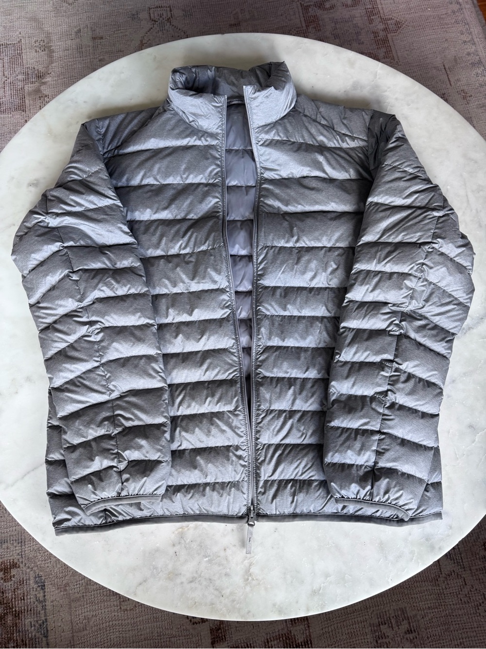 Uniqlo Ultra Light Down Jacket Puffer Gray Medium